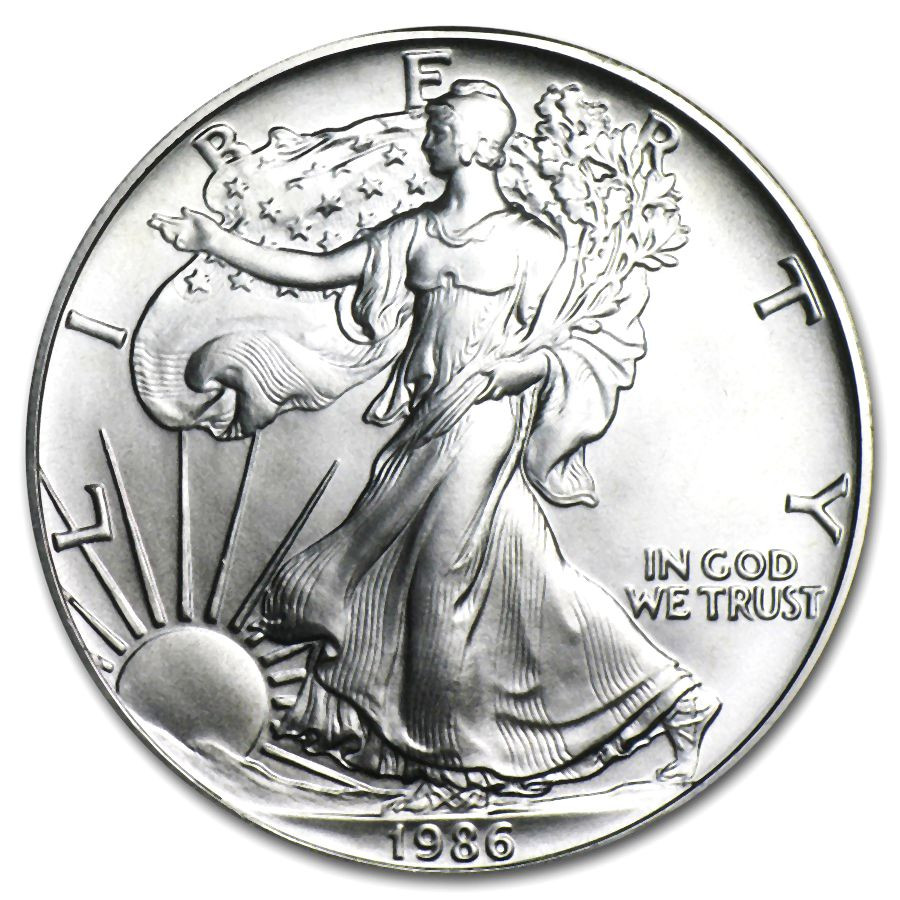 Stříbrná mince American Silver Eagle 1 oz (1986)
