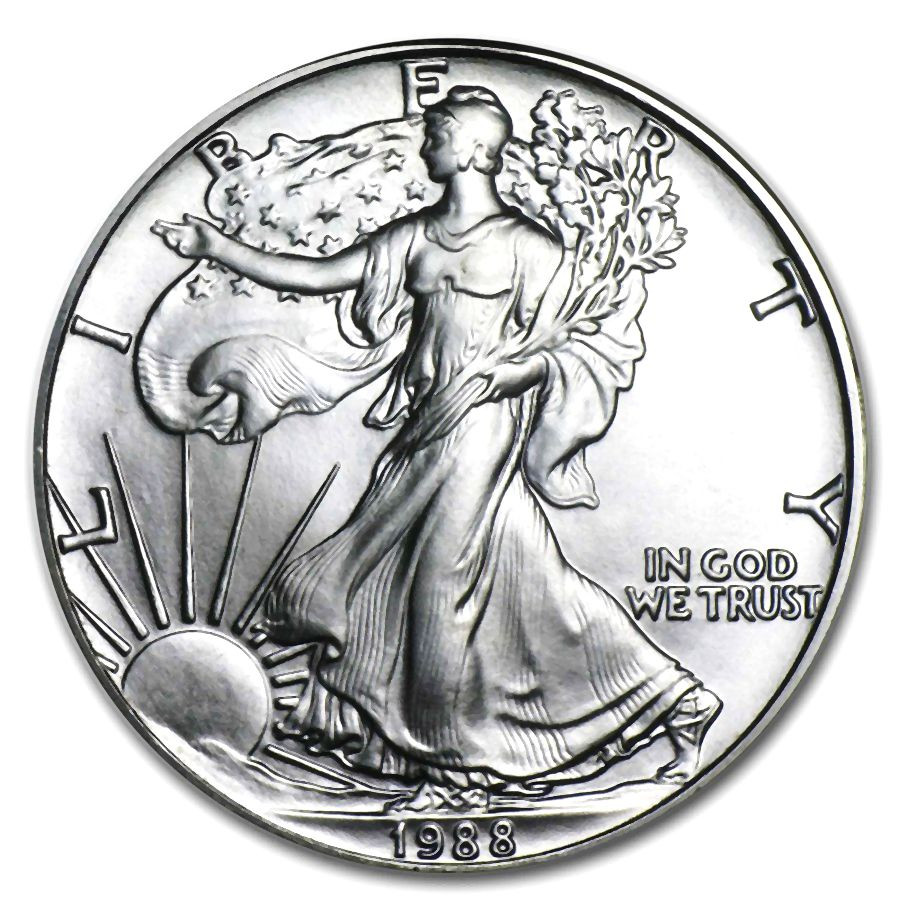 Stříbrná mince American Silver Eagle 1 oz (1988)
