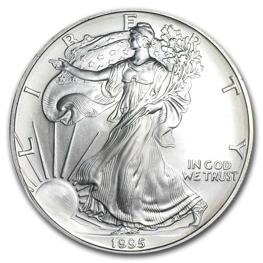 Stříbrná mince American Silver Eagle 1 oz (1995)