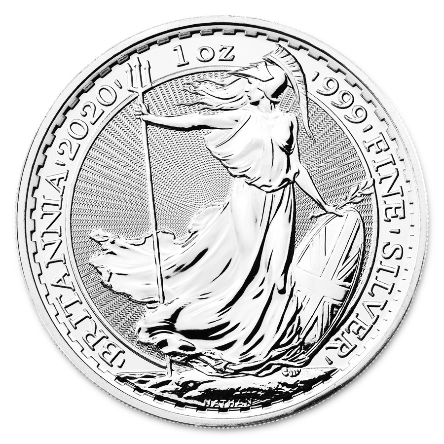 Stříbrná mince Britannia 1 oz (2020)