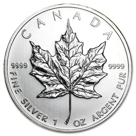 Stříbrná mince Canadian Maple Leaf 1 oz (2010)