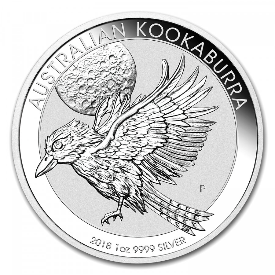 Stříbrná mince Kookaburra 1 oz (2018)