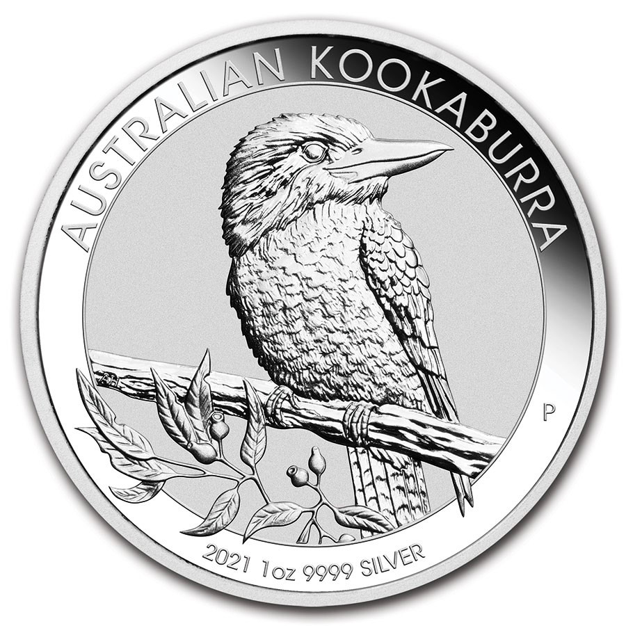 Stříbrná mince Kookaburra 1 oz (2021)