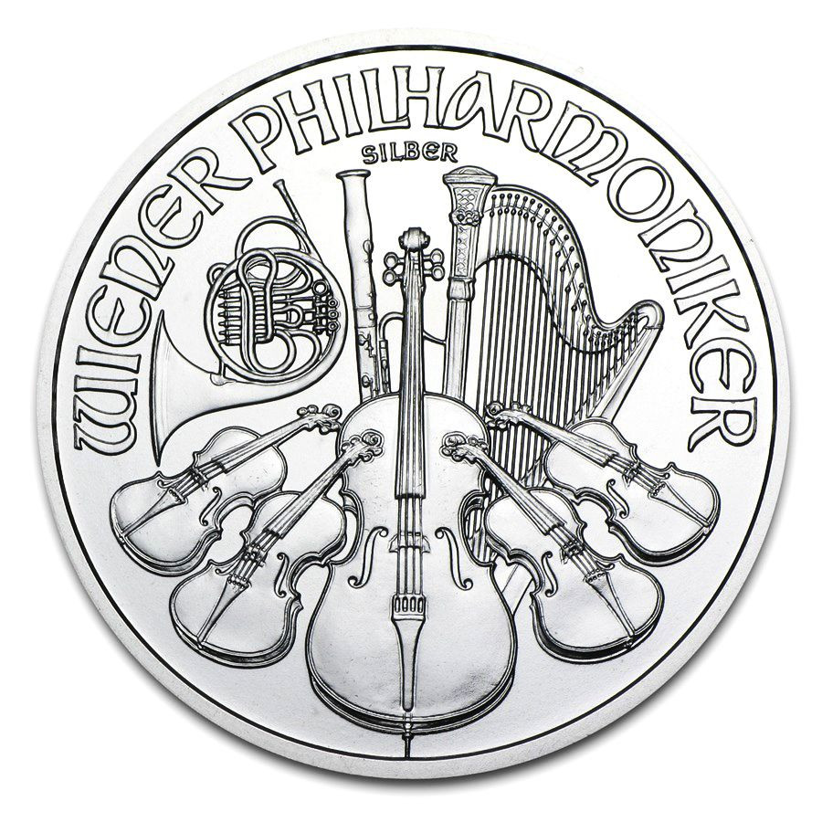 Stříbrná mince Wiener Philharmoniker 1 oz (2014)