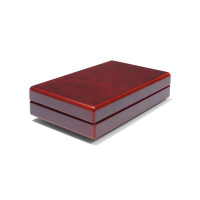 Mahogany etui for 2 Quadrum capsules