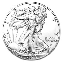 Stříbrná mince American Silver Eagle 1 oz (2022)