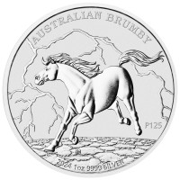 Strieborná minca Australian Brumby 1 oz (2024) 125. výročie mincovne