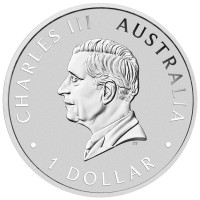 Stříbrná mince Australian Swan 1 oz (2024) 125. výročí mincovny