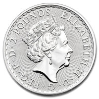 Stříbrná mince Britannia 1 oz (2021)