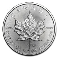 Stříbrná mince Canadian Maple Leaf 1 oz (2017)