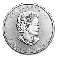 Stříbrná mince Canadian Maple Leaf 1 oz (2018)