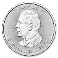 Stříbrná mince Canadian Maple Leaf 1 oz (2025)