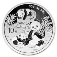 Stříbrná mince China Panda 30g (2025)