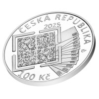 Stříbrná mince ČNB 100 Kč Celní správa PROOF