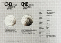 Stříbrná mince ČNB 100 Kč Celní správa PROOF