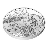 Stříbrná mince ČNB 200 Kč Česká spořitelna 200. výročí založení PROOF