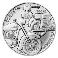 Stříbrná mince ČNB 500Kč Motocykl Jawa 250 STANDARD