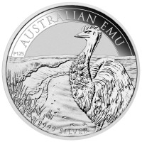 Stříbrná mince Emu 1 oz (2024) 125. výročí mincovny