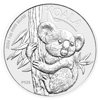 Strieborná minca Koala 1 oz (2024) 125. výročie mincovne