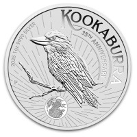 Stříbrná mince Kookaburra 1 oz (2025) 35. výročí