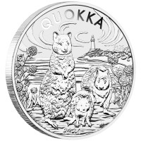 Stříbrná mince Quokka 1 oz (2024) 125. výročí mincovny