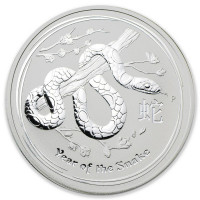 Stříbrná mince Year of the Snake - Rok Hada 1 oz (2013)