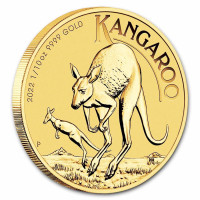 Gold coin Australian Kangaroo 1/10 oz 2022