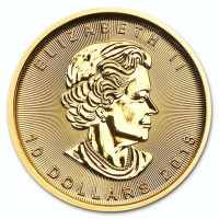 Zlatá mince Canadian Maple Leaf 1/4 oz