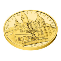Zlatá mince ČNB 5.000 Kč Štramberk PROOF 1/2 oz