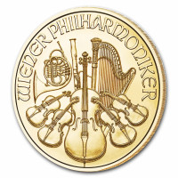 Zlatá mince Wiener Philharmoniker 1 oz