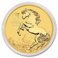 Zlatá mince Year of the Horse - Rok Koně 1/4 oz (2026)